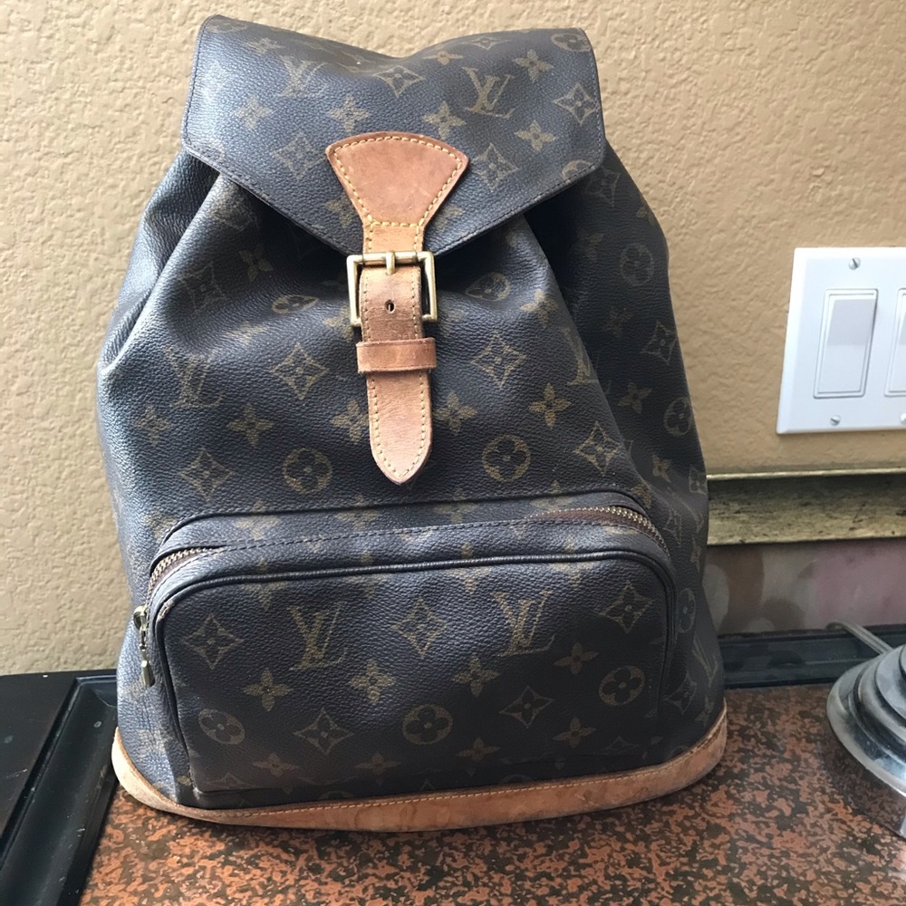 Authentic vintage louis vuitton backpack